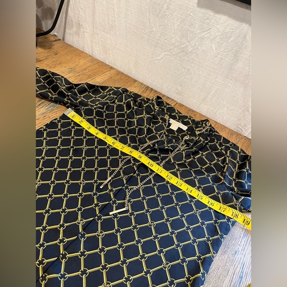 💙 Chain Print Blouse - Michael Kors - XS - Picture 6 of 8